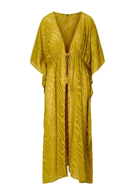 Кимоно с животинска шарка и връзка