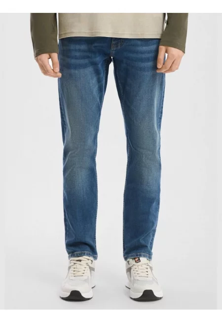 Мъжки дънки Rick - средна талия - прилепнали - тесни крачоли - Q/S от s.Oliver - сини - Син