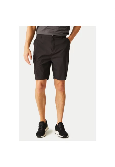Мъжки спортни къси панталони -  760373 - Черни - Полиамид