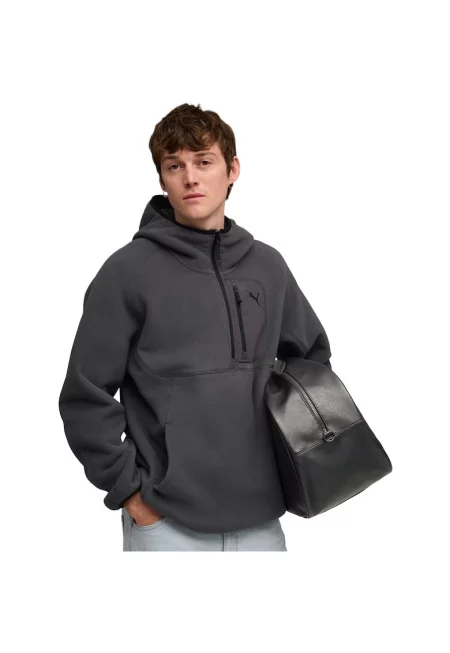 Мъжки суитшърт  Tech Half Zip Hoodie - Сив