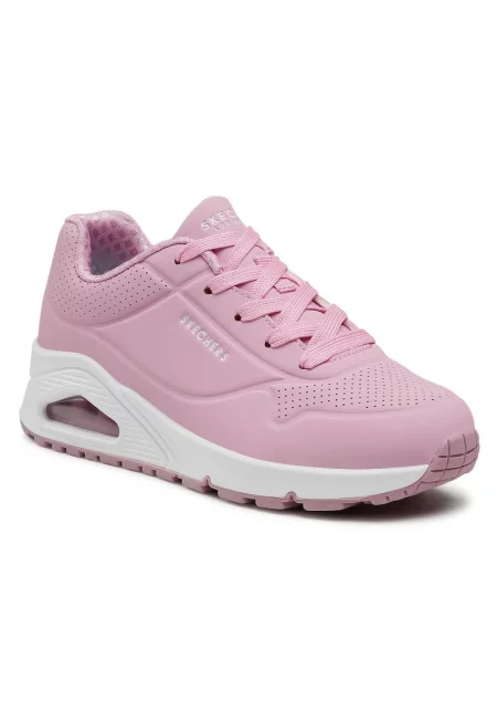 Момичешки маратонки  310024L - Екокожа - Розово