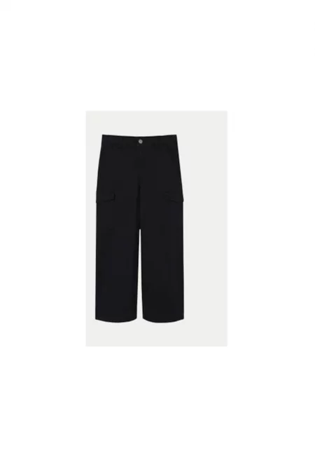 Момичешки панталон -  304434242 - Памук - Черен - Черен