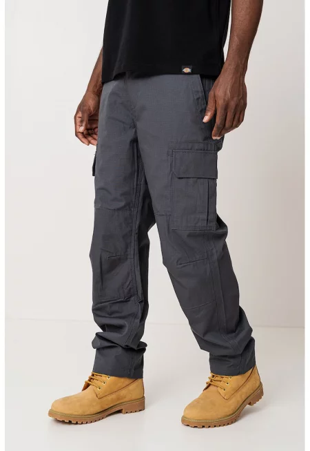 Памучен панталон карго - Въглен сиво