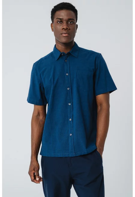 Памучна риза Darien с къси ръкави