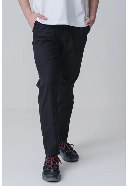 Панталон с връзка - Черен