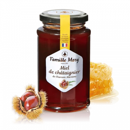Пчелен мед от кестеново дърво (от района на приморска Шаранта, Франция), 360 g