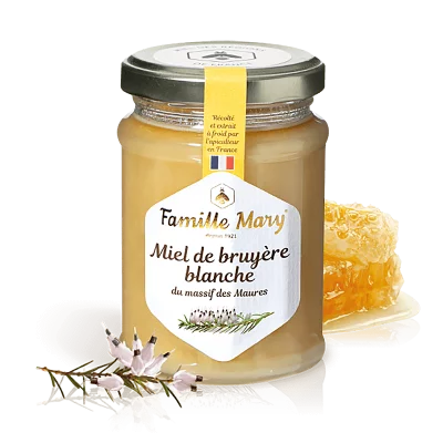 Пчелен мед от цветове на бял пирен - Miel de bruyère blanche, 230 g
