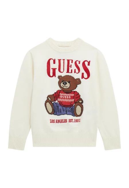 Пуловер с модал с бродерии