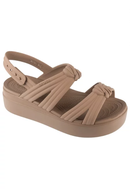 Сандали -  Brooklyn Knot Low Wedge Sandal 212864 - Кафяв