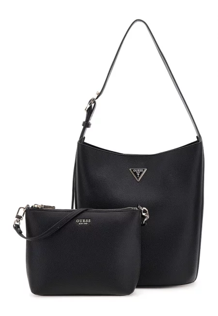 Шопинг чанта от еко кожа с отделящ се несесер