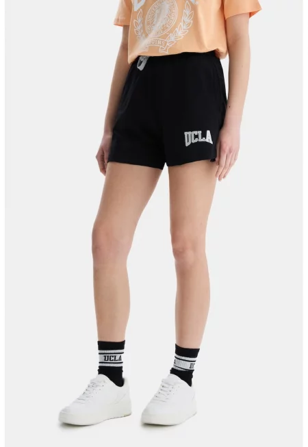 Шорти Rosa с лого - Черен