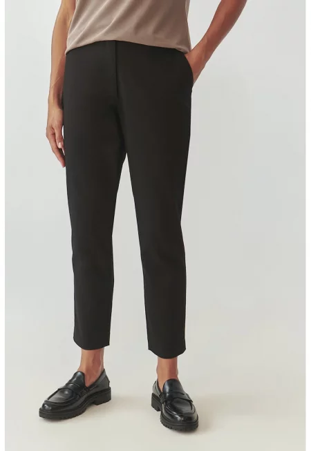 Скъсен официален панталон - Черен