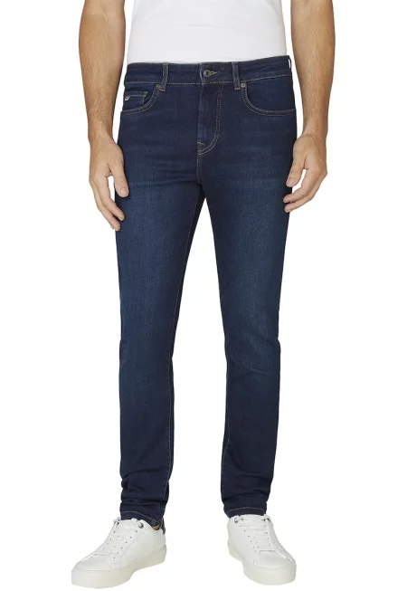 Скини дънки с ниска талия - Тъмносин