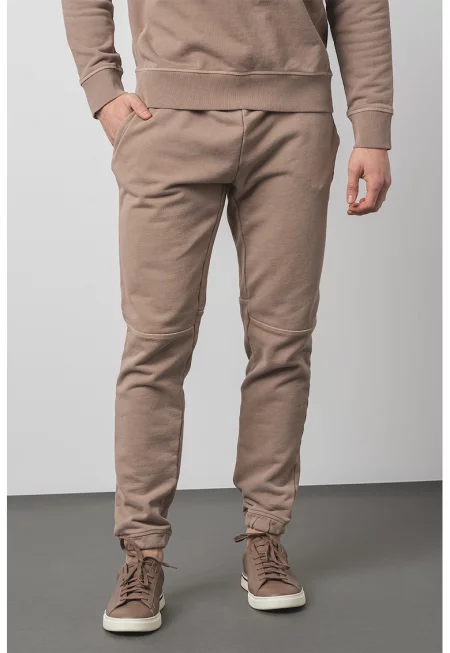 Спортен панталон с регулируема талия - Каки