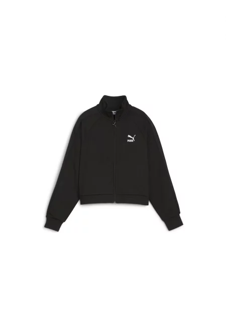 Суитшърт с памук - цип и средновисока яка