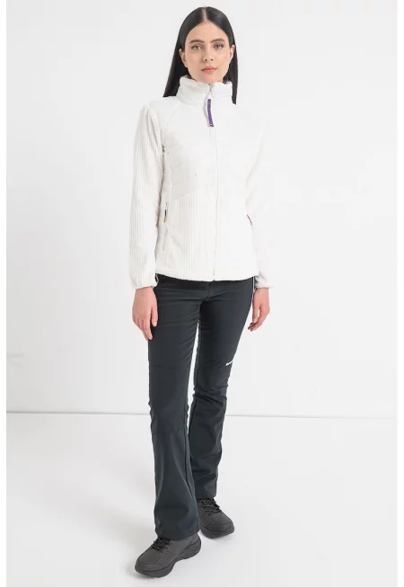 Суитшърт Talissi с цип - Бял