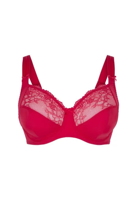 Сутиен с цели чашки с дантела