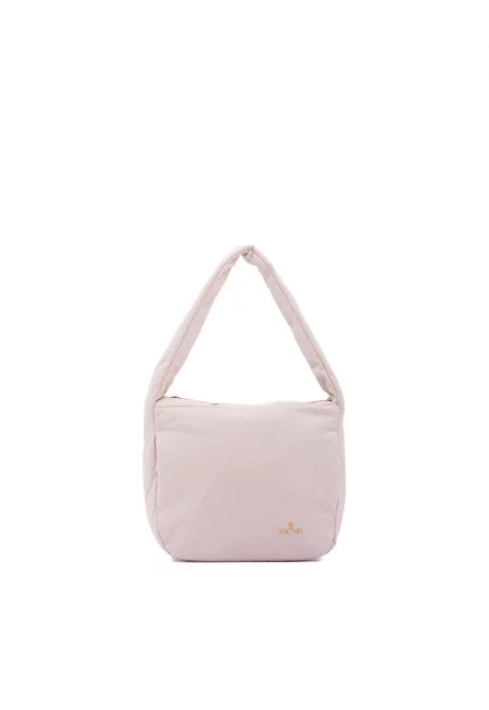 Текстилна чанта за рамо - Бежов