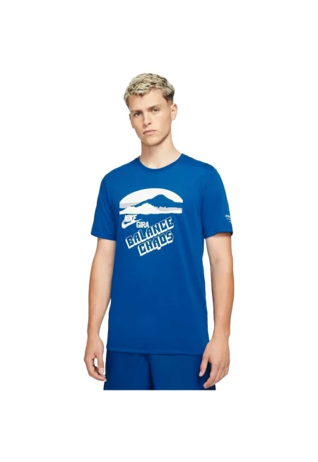 Тениска  Men Gyakusou Nrg Graphic 3 T-Shirt Team Royal