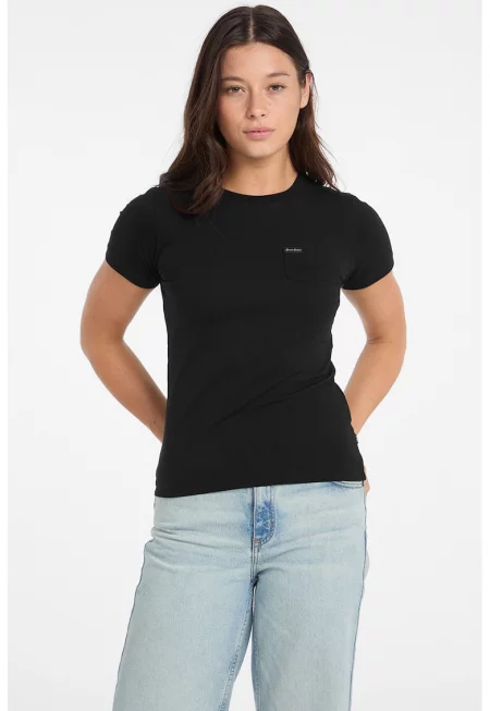 Tениска с джоб на гърдите