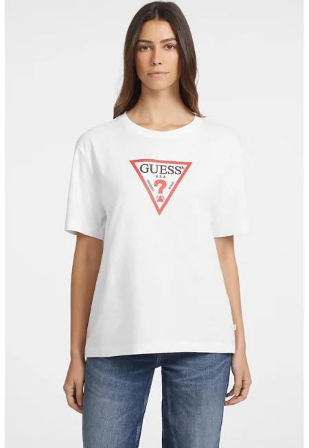 Тениска с овално деколте