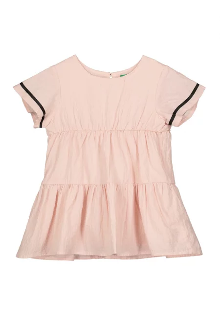 Тениска тип рокля с волани