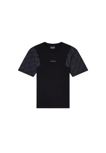 Тениска  TRAIN GRAPHIC SERIES BOY TEE SS MONOGRAM LOGO - Памук - Черно - Черен