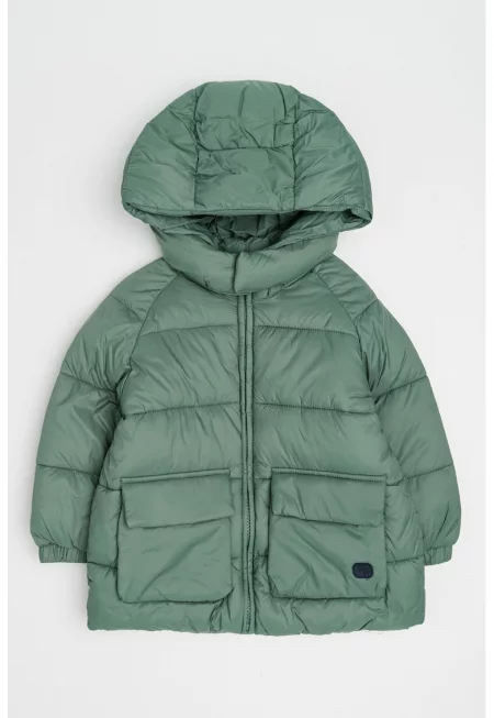 Ватирано зимно яке с качулка