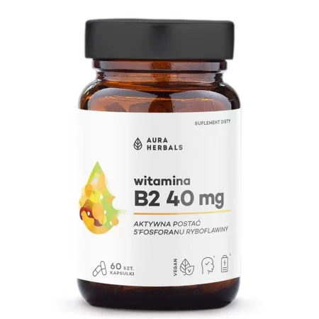 Витамин B2 – Енергия, здрава кожа и спокойна нервна система, 40 mg, 60 капсули