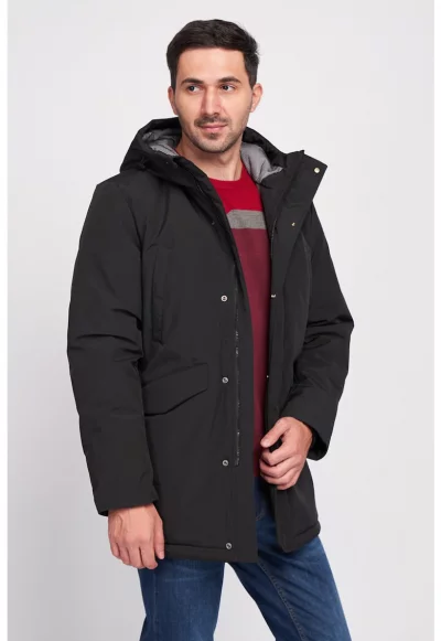 Зимна парка с джобове отпред