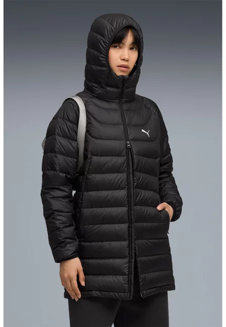 Зимно яке Powder Lite с качулка - Черен