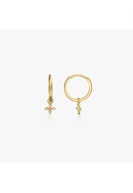 Златни обеци Frankie