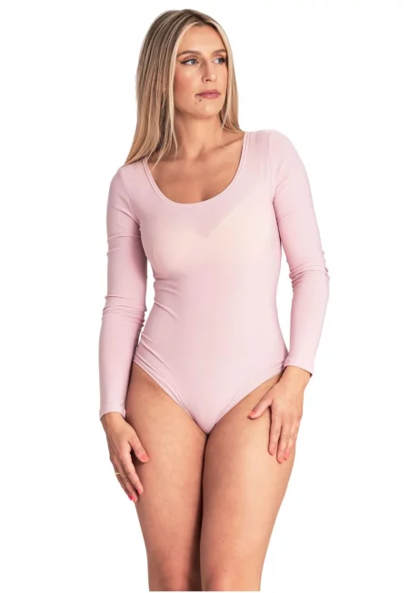 Боди  Розов - Полиестер/Еластан - Розово