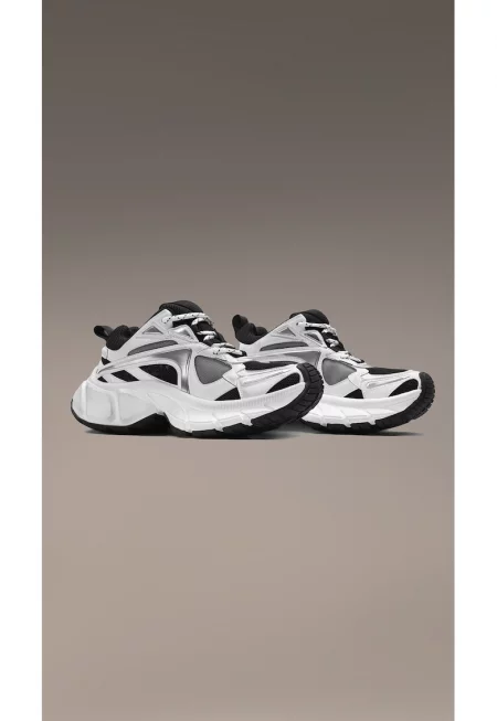 Chunky Aspect Unisex Sneakers - Бял/Черен
