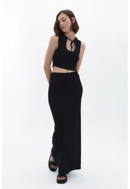 Дълга пола - Черен