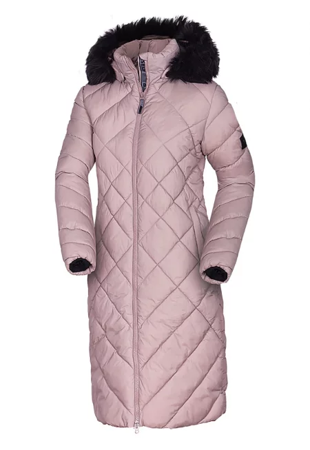 Дълго капитонирано зимно яке Gina с вата