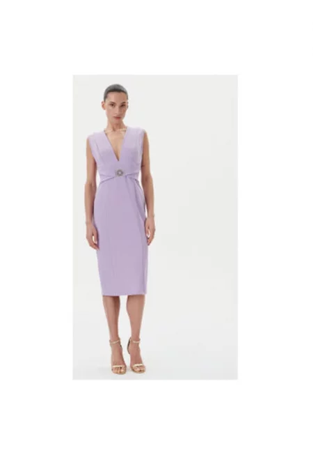 Дамска рокля  CFC0123769003 - Полиестер - Лилав