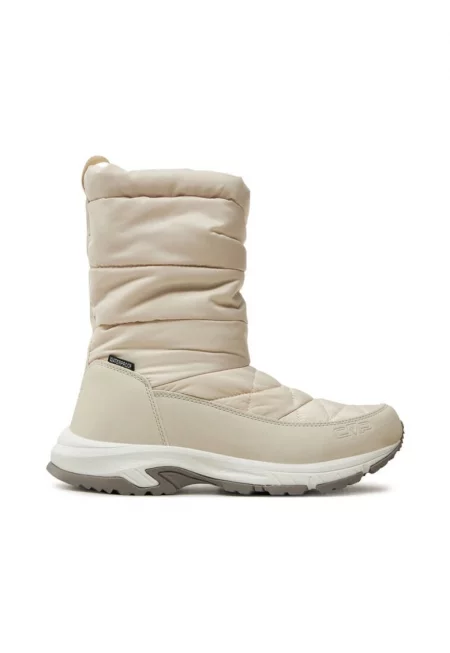 Дамски боти -  28527 - Еко кожа - Екрю