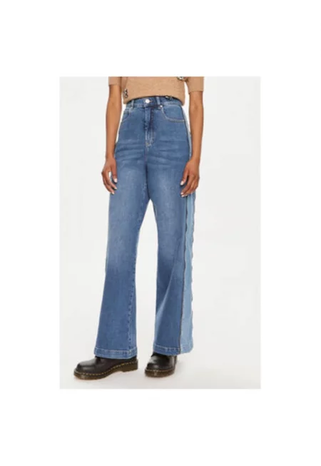 Дамски дънки -  304000393 - Органичен памук - Син - Син