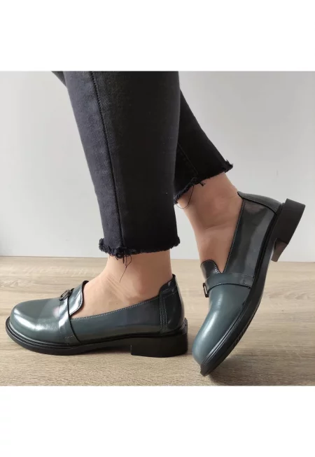 Дамски ежедневни обувки  Q11520-7 Grey Lacquer - Grey Lacquer