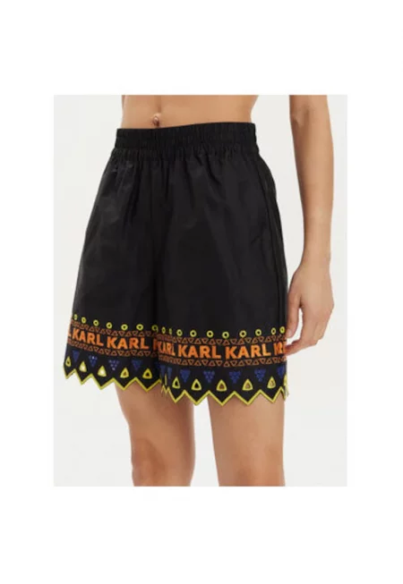 Дамски къси панталони  241W1003 - Органичен памук - 38 EU - Черни