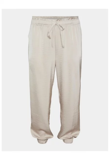 Дамски панталон -  303785482 - Полиестер - Екрю