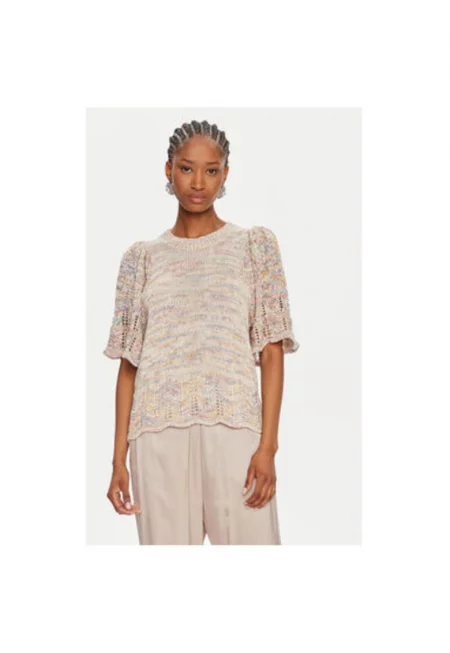 Дамски пуловер -  304000478 - Памук/Полиестер - Многоцветен - Многоцветен