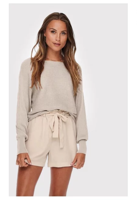 Дамски пуловер -  31941 - Вискоза - Бежов