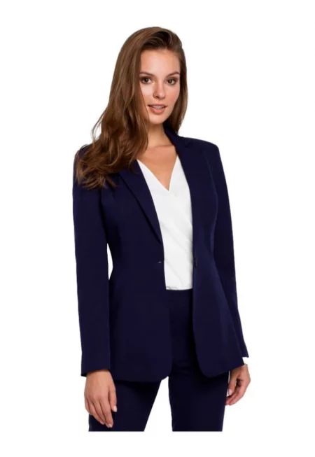 Дамско официално сако Gwenelott K036 син таргет - Тъмносин
