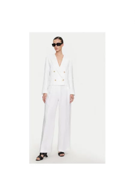 Дамско яке -  304456824 - Лен - Бяло - Бял