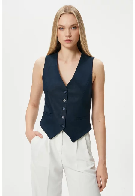 Елек с лен и шпиц