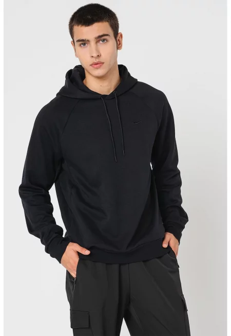 Фитнес худи с Dri Fit - Черен