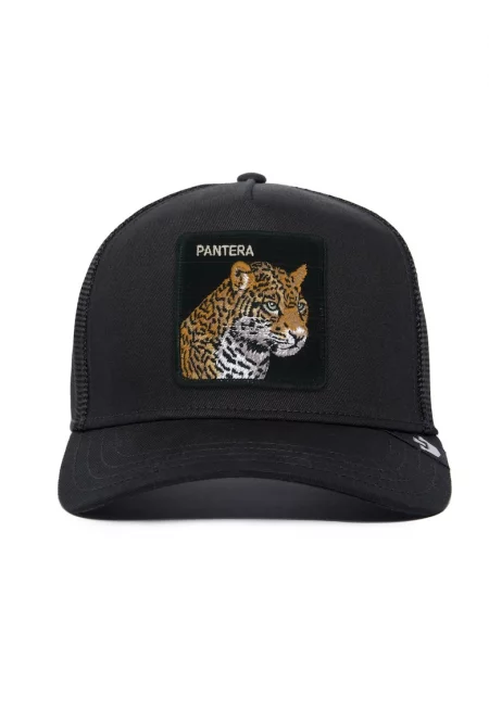 Goorin Bros - Унисекс шапка с апликация - Черен