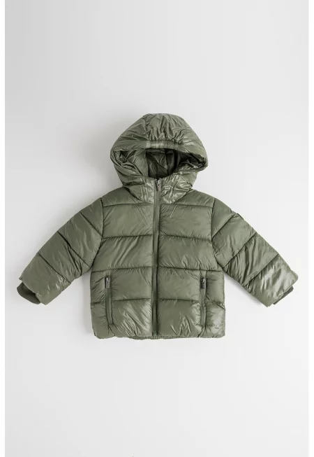 Капитонирано зимно яке с качулка